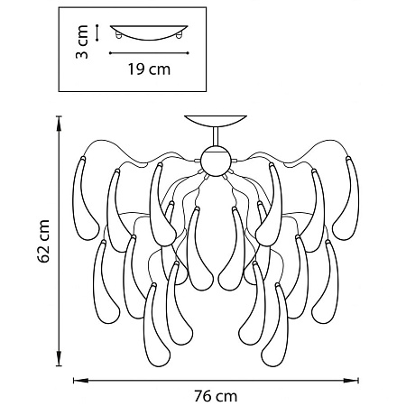 Потолочная люстра Lightstar Manica 794124