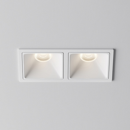 Светильник встраиваемый светодиодный Maytoni Alfa LED DL043-02-10W4K-SQ-W-1