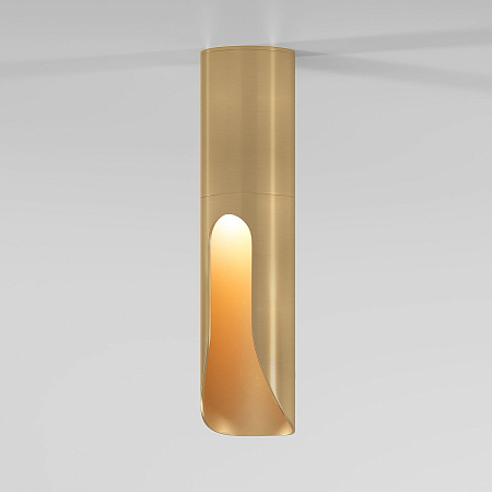 Светильник потолочный светодиодный Elektrostandard Apex 25113/LED 7W 4000K латунь a068290