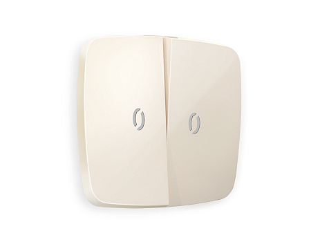 Лицевая панель для 2-клавишных выключателей с подсветкой QUANT Ambrella Volt OMEGA OP3040 Лицевая панель для 2-клавишных выключателей с подсветкой QUANT Ambrella Volt OMEGA OP3040