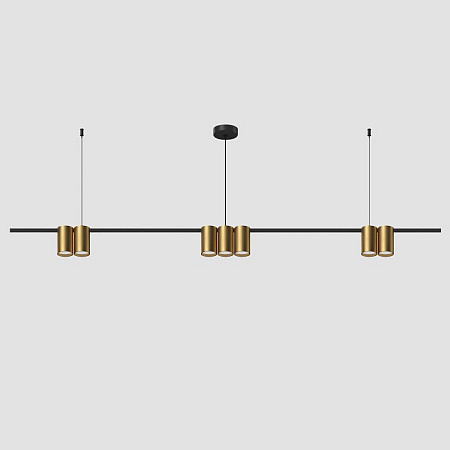 Подвесной светильник Denkirs Orbit DK4063-BK+SG Подвесной светильник Denkirs Orbit DK4063-BK+SG