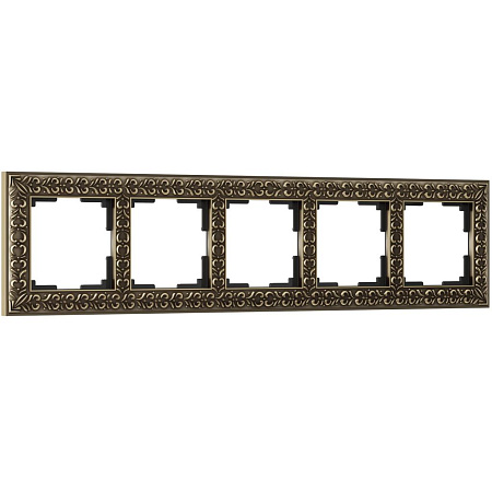 Рамка на 5 постов Werkel Antik WL07-Frame-05 a030758 Рамка на 5 постов Werkel Antik WL07-Frame-05 a030758