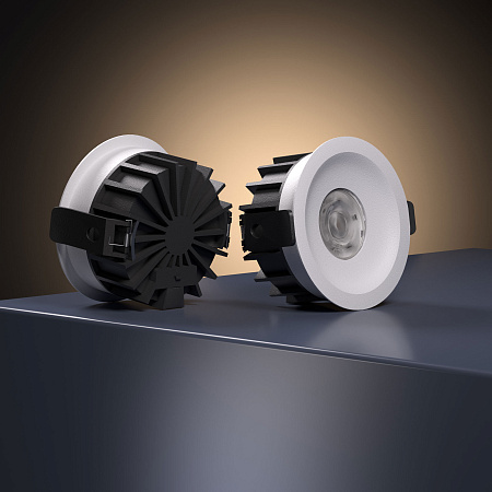 Светильник встраиваемый светодиодный Elektrostandard Combi 25068/LED белый a069007