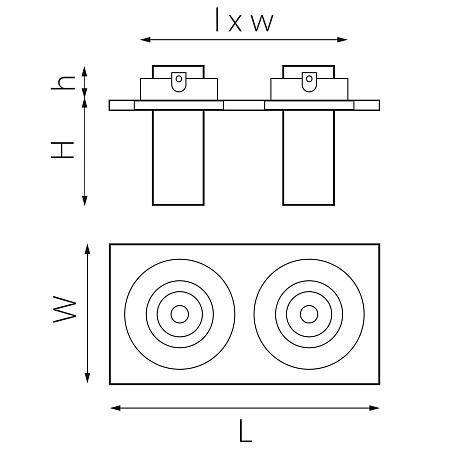 Светильник встраиваемый светодиодный Lightstar Intero TUBO i527274
