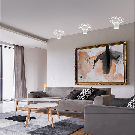 Светильник потолочный светодиодный Elektrostandard DLS025 белый a047684