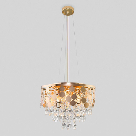 Хрустальная люстра Eurosvet Lianna 10123/6 золото a054120