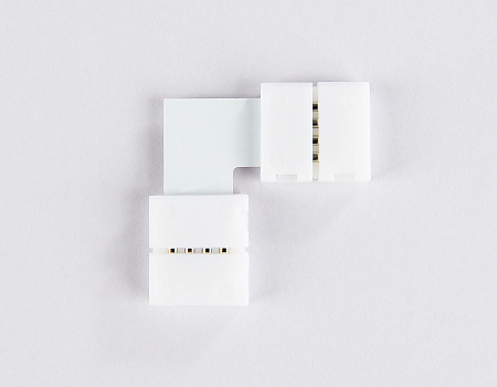 Соединитель угловой L для светодиодной ленты 5050 12/24V (4 конт.) 10 шт Ambrella light GS GS6701 Соединитель угловой L для светодиодной ленты 5050 12/24V (4 конт.) 10 шт Ambrella light GS GS6701