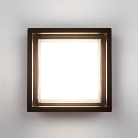 Уличный настенный светильник Черный Elektrostandard  1533 TECHNO LED a052253