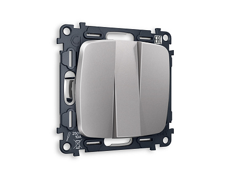 Комплект механизма 3-клавишного выключателя Ambrella Volt OMEGA MO505010 Комплект механизма 3-клавишного выключателя Ambrella Volt OMEGA MO505010