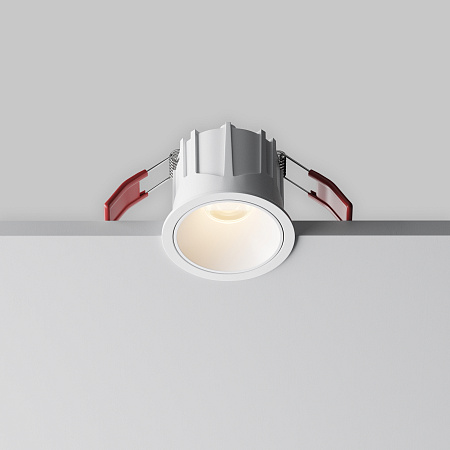 Светильник встраиваемый светодиодный Maytoni Alfa LED DL043-01-10W3K-RD-W-1