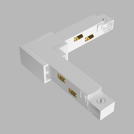 Коннектор угловой для трехфазного шинопровода Ledron TSM-L White