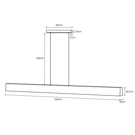 Линейный светодиодный светильник Mantra Hanok 7540 Линейный светодиодный светильник Mantra Hanok 7540