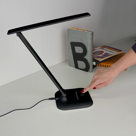 Настольная светодиодная лампа Eurosvet Alcor черный TL90200 a055554 Настольная светодиодная лампа Eurosvet Alcor черный TL90200 a055554