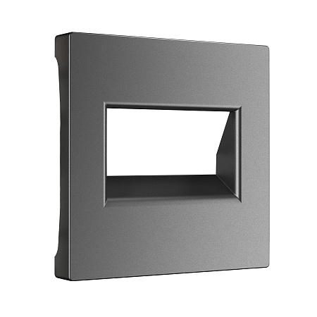Накладка для двойной розетки Еthernet RJ-45 (графит матовый) Werkel W1191164 Накладка для двойной розетки Еthernet RJ-45 (графит матовый) Werkel W1191164