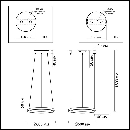 Люстра светодиодная подвесная Odeon Light BRIZZI 3885/35LAY
