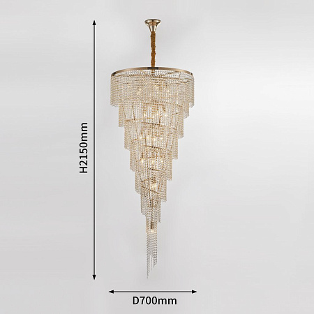 Хрустальная люстра Favourite Phoenix 2903-21P Хрустальная люстра Favourite Phoenix 2903-21P