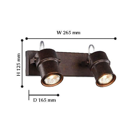 Светодиодный спот Favourite Arcu 2025-2W Светодиодный спот Favourite Arcu 2025-2W