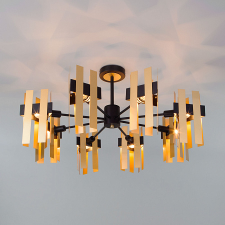 Люстра потолочная Eurosvet Spada 70116/8 черный Люстра потолочная Eurosvet Spada 70116/8 черный