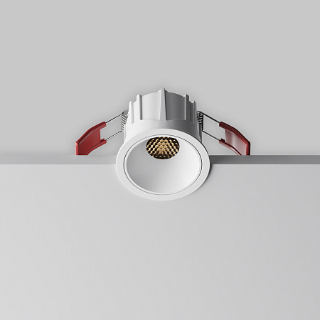 Светильник встраиваемый светодиодный Maytoni Alfa LED DL043-01-10W3K-RD-W-1
