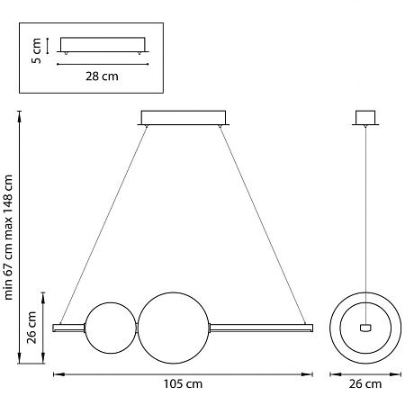 Подвесная люстра Lightstar Croco 815336 Подвесная люстра Lightstar Croco 815336