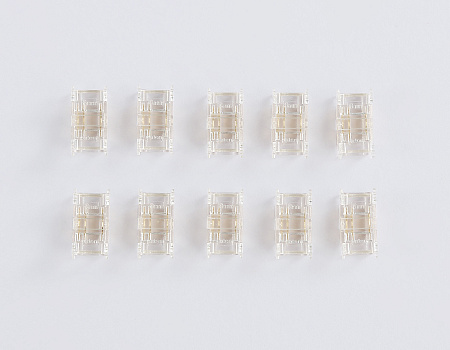 Коннектор прямой COB CCT 12/24V для лент 8mm GS6366 (3 конт.) (10шт. в комплекте) Ambrella light Illumination GS6366 Коннектор прямой COB CCT 12/24V для лент 8mm GS6366 (3 конт.) (10шт. в комплекте) Ambrella light Illumination GS6366