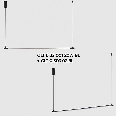 Потолочное крепление с драйвером для модульной системы Crystal Lux Модульная система 24V CLT 0.303 02 BL Потолочное крепление с драйвером для модульной системы Crystal Lux Модульная система 24V CLT 0.303 02 BL
