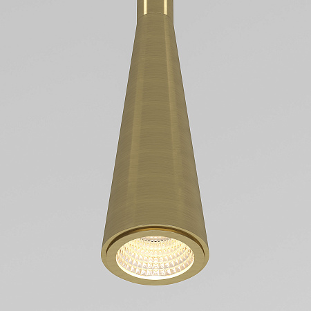 Светильник подвесной светодиодный Elektrostandard Vist 50312 LED латунь a068613