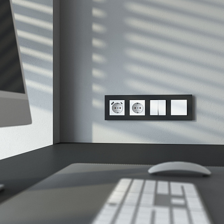 Розетка с заземлением и шторками c крышкой Werkel белый матовый W1171261 Розетка с заземлением и шторками c крышкой Werkel белый матовый W1171261