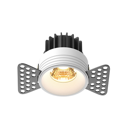 Светильник встраиваемый светодиодный Maytoni Round DL058-7W2.7K-TRS-W