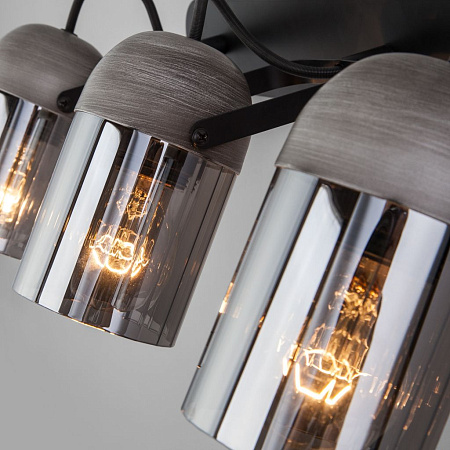 Спот Eurosvet Mars 20122/3 черный/тертый серый a052952