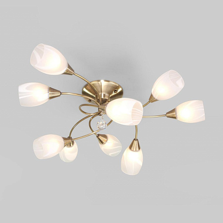 Потолочная люстра Eurosvet Virginia 2275/9 античная бронза 00000055496 Потолочная люстра Eurosvet Virginia 2275/9 античная бронза 00000055496