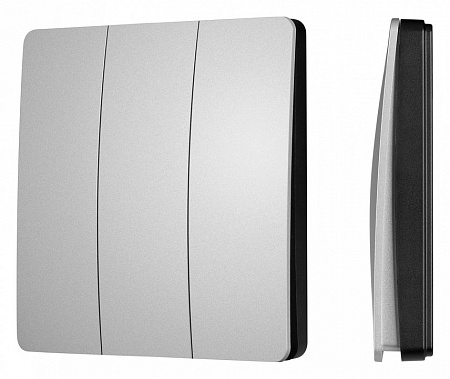 Выключатель беспроводной трехклавишный Arlight INTELLIGENT 051683 Выключатель беспроводной трехклавишный Arlight INTELLIGENT 051683