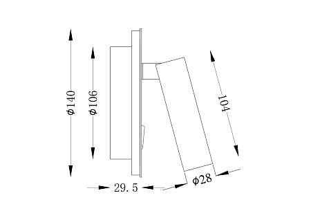 Спот Maytoni Ios 176 C176-WL-01-6W-MG Спот Maytoni Ios 176 C176-WL-01-6W-MG