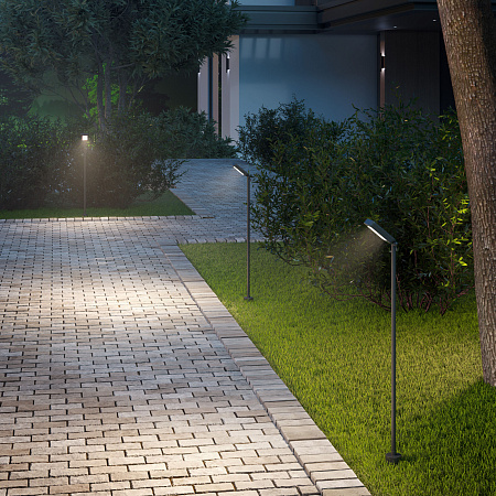 Уличный ландшафтный светодиодный светильник Elektrostandard Joli (35182/F) черный (a068102) Уличный ландшафтный светодиодный светильник Elektrostandard Joli (35182/F) черный (a068102)