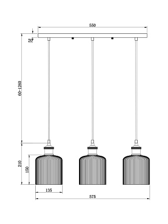 Светильник подвесной Freya Delta FR9001PL-03GB Светильник подвесной Freya Delta FR9001PL-03GB