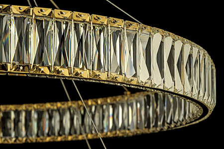 Люстра хрустальная светодиодная Arti Lampadari Carini L 1.5.80+100.101 G Люстра хрустальная светодиодная Arti Lampadari Carini L 1.5.80+100.101 G