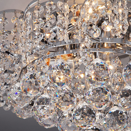 Хрустальная люстра Eurosvet Charm 16017/6 хром Strotskis 00000078493 Хрустальная люстра Eurosvet Charm 16017/6 хром Strotskis 00000078493