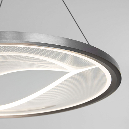 Светильник подвесной светодиодный Eurosvet Occhio 40026/1 LED серый a069308 Светильник подвесной светодиодный Eurosvet Occhio 40026/1 LED серый a069308