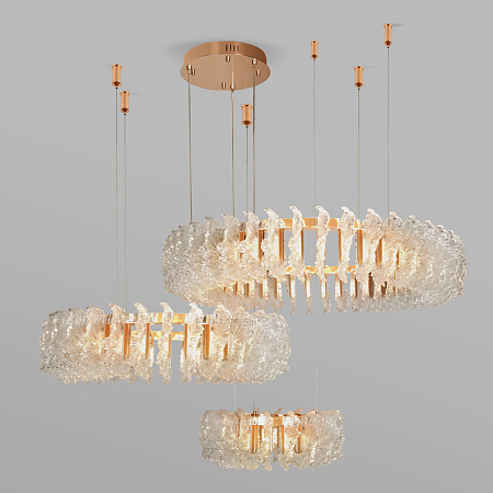 Люстра подвесная светодидная Bogates Farfalla 90374/3 золото