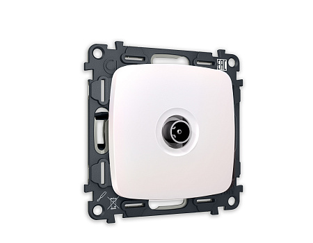 Комплект механизма TV розетки оконечной Ambrella Volt OMEGA MO213010 Комплект механизма TV розетки оконечной Ambrella Volt OMEGA MO213010