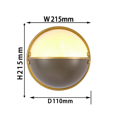Настенно-потолочный светильник Favourite Radius 2935-1W Настенно-потолочный светильник Favourite Radius 2935-1W