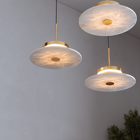 Светильник подвесной светодиодный Eurosvet Thasos 40342 LED латунь a069277 Светильник подвесной светодиодный Eurosvet Thasos 40342 LED латунь a069277