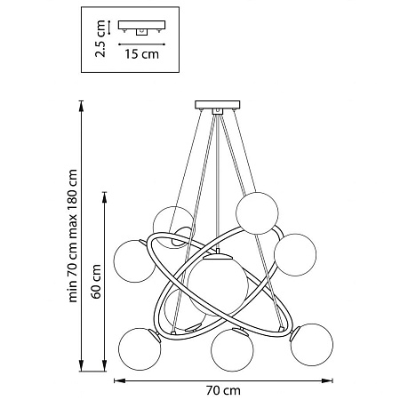Подвесная люстра Lightstar Croco 815397 Подвесная люстра Lightstar Croco 815397