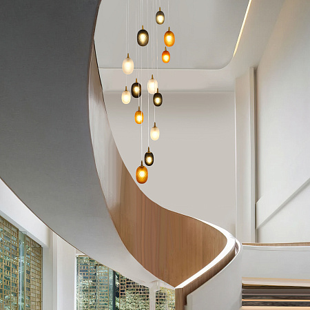 Люстра подвесная Eurosvet Pineapple 50266 черный (a066528)