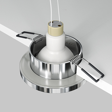 Светильник встраиваемый Maytoni Stark DL083-01-GU10-RD-S