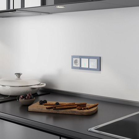 Сенсорный выключатель одноклавишный с подсветкой 1000 Вт Werkel W4510006 a057680 Сенсорный выключатель одноклавишный с подсветкой 1000 Вт Werkel W4510006 a057680