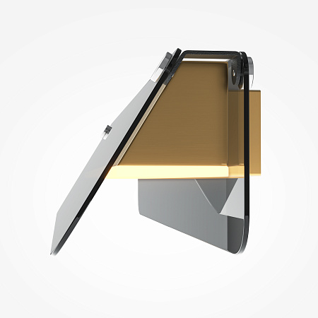 Светильник настенный светодиодный Maytoni Flat MOD296WL-L10BS3K Светильник настенный светодиодный Maytoni Flat MOD296WL-L10BS3K