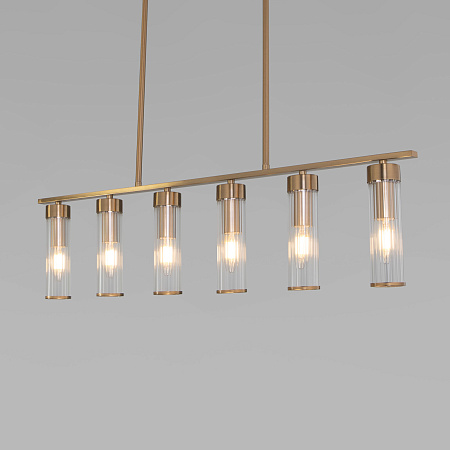 Люстра на штанге Eurosvet Oriens 60166 латунь a068073 Люстра на штанге Eurosvet Oriens 60166 латунь a068073