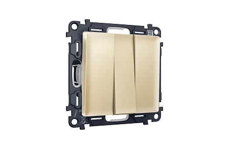 Комплект механизма 3-клавишного выключателя Ambrella Volt ALFA MA605010 Комплект механизма 3-клавишного выключателя Ambrella Volt ALFA MA605010