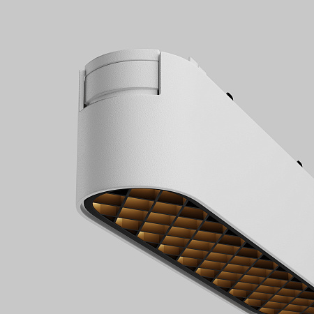 Трековый магнитный светодиодный светильник Maytoni Radity Basis Grid TR084-1-6W3K-W Трековый магнитный светодиодный светильник Maytoni Radity Basis Grid TR084-1-6W3K-W